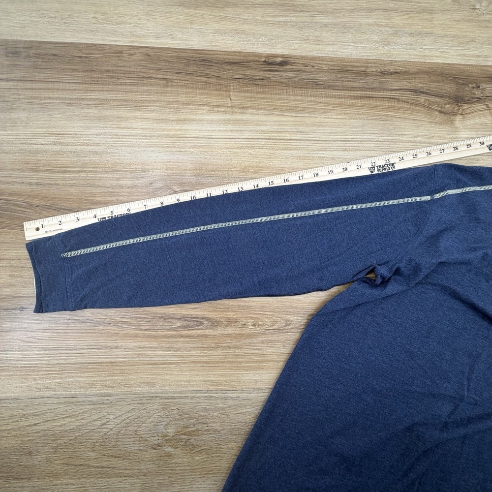 Tasc Performance‎ 1/4 Pullover Men's large Bamboo Cotton Stretch Navy Blue Golf - Picture 7 of 7